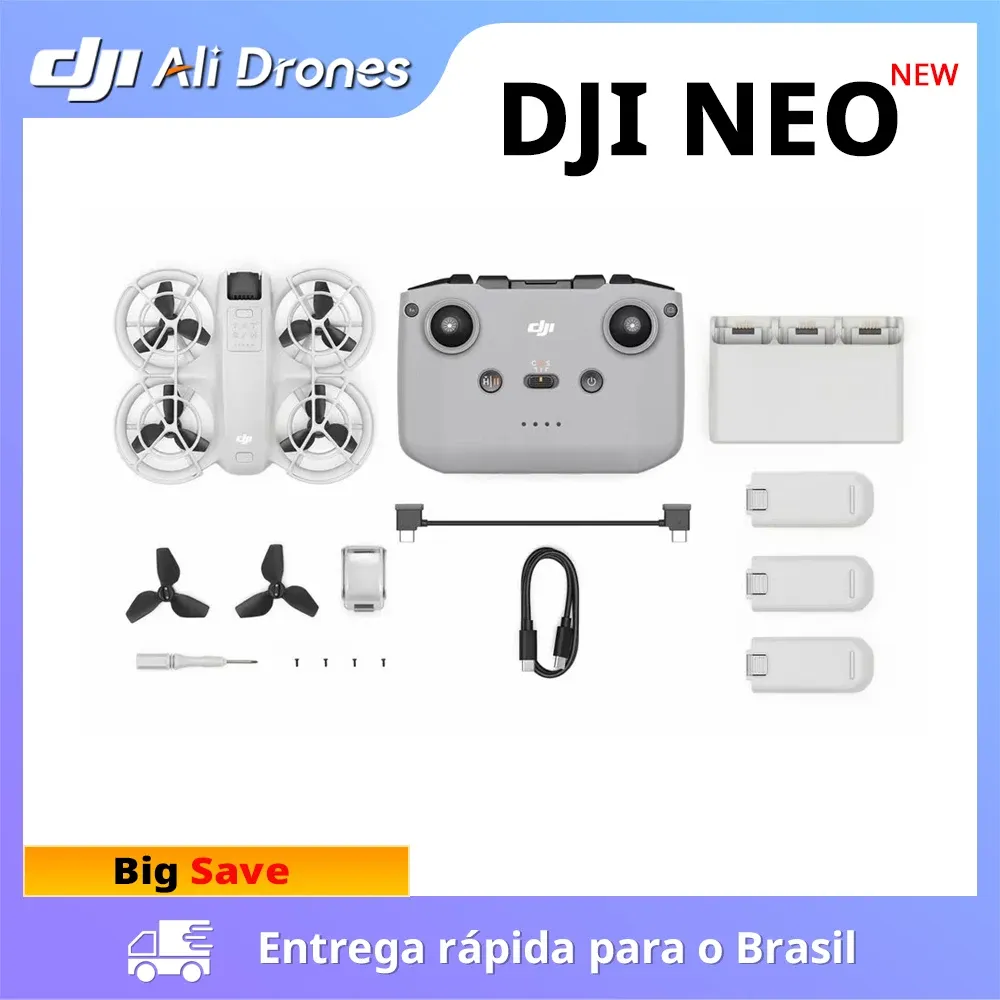 Dji Neo / Neo Fly More Combo Mini Drone Fpv Marca Original Novo Em Estoque